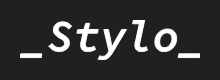 Logo du site Stylo